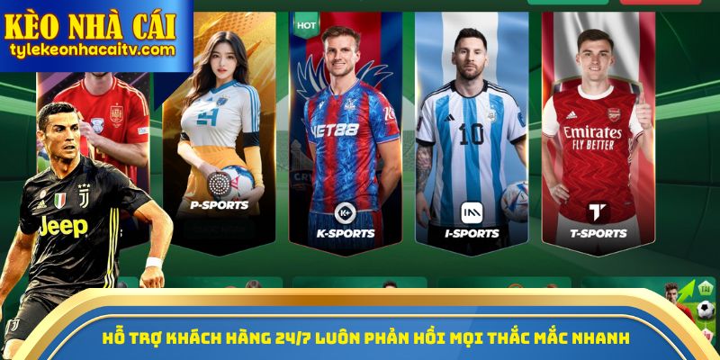 Hỗ trợ khách hàng 24/7 luôn phản hồi mọi thắc mắc nhanh