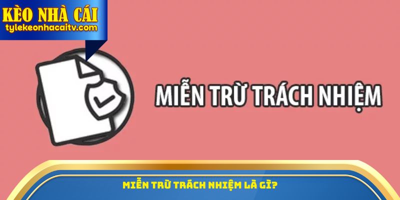 Miễn trừ trách nhiệm là gì?